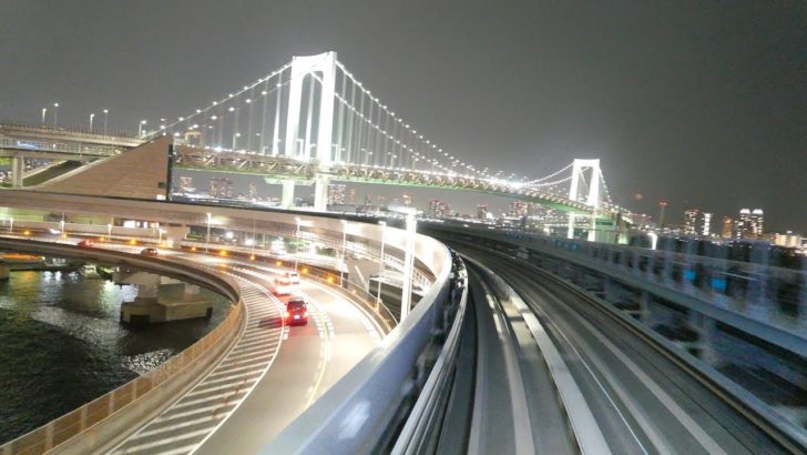 海外「また日本が大好きになってしまった…」ゆりかもめから見る東京の夜景（海外の反応）