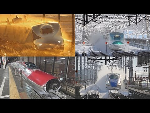 海外「新幹線は鉄道の王様！世界最速の除雪車！」雪に負けない新幹線の動画に反響（海外の反応）