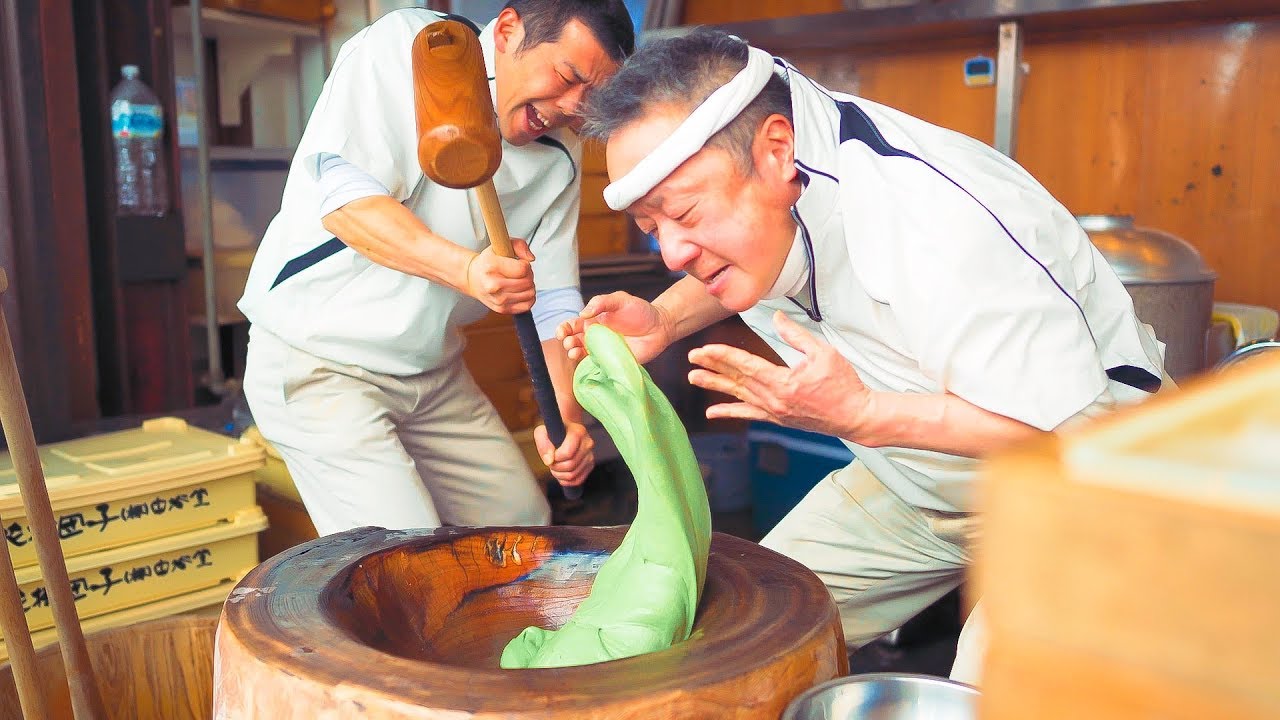 日本一の高速餅つきで有名な奈良県の中谷堂の動画が話題に（海外の反応）