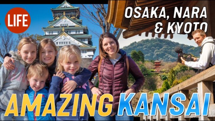 日本に住む外国人一家の関西旅行動画が素敵すぎる！（海外の反応）