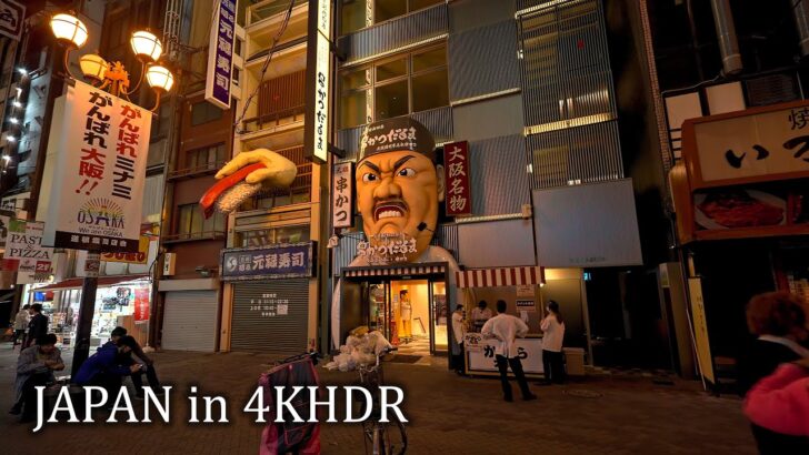 海外「大阪は東京とは違う雰囲気がある」道頓堀から通天閣まで散歩して撮影した動画に反響（海外の反応）